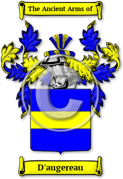 D'augereau Family Crest Download (jpg) Legacy Series - 150 DPI