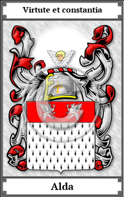 Alda Family Crest Download (JPG)  Book Plated - 150 DPI
