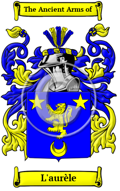 L'aurèle Family Crest Download (JPG) Heritage Series - 300 DPI