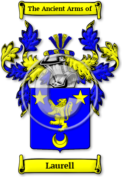 Laurell Family Crest Download (jpg) Legacy Series - 150 DPI