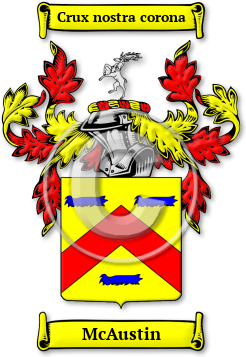 McAustin Family Crest Download (jpg) Legacy Series - 150 DPI