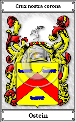 Ostein Family Crest Download (JPG)  Book Plated - 150 DPI