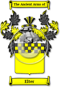 Elter Family Crest Download (jpg) Legacy Series - 150 DPI