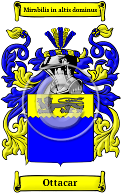 Ottacar Family Crest/Coat of Arms