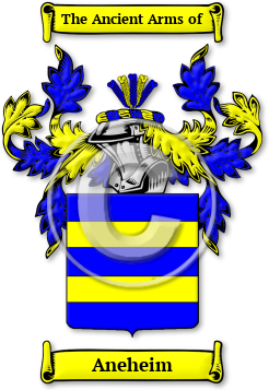 Aneheim Family Crest Download (jpg) Legacy Series - 150 DPI