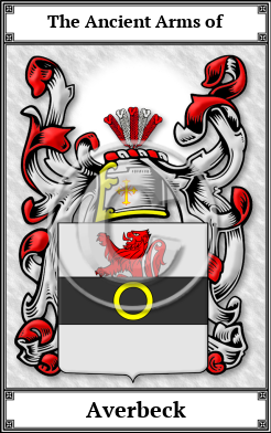 Averbeck Family Crest Download (JPG)  Book Plated - 150 DPI