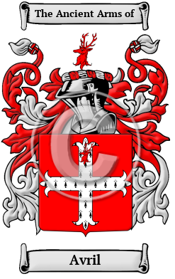 Avril Family Crest Download (JPG) Heritage Series - 600 DPI