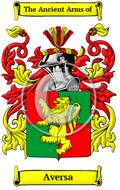 Aversa Family Crest Download (JPG) Heritage Series - 600 DPI