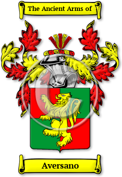 Aversano Family Crest Download (JPG) Legacy Series - 600 DPI