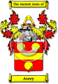Avery Family Crest Download (JPG) Legacy Series - 600 DPI