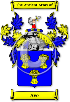 Ave Family Crest Download (JPG) Legacy Series - 300 DPI