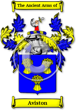 Aviston Family Crest Download (jpg) Legacy Series - 150 DPI