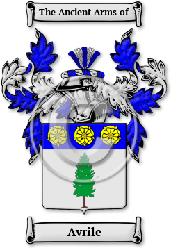 Avrile Family Crest Download (JPG) Legacy Series - 600 DPI