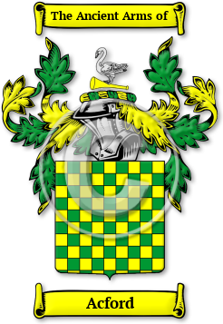 Acford Family Crest Download (jpg) Legacy Series - 150 DPI