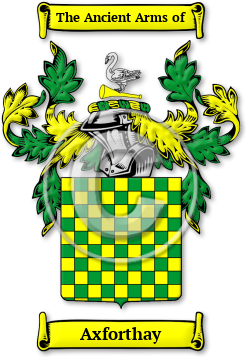 Axforthay Family Crest Download (JPG) Legacy Series - 300 DPI