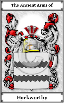 Hackworthy Family Crest Download (JPG) Book Plated - 600 DPI