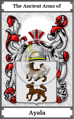 Ayala Family Crest Download (JPG)  Book Plated - 150 DPI