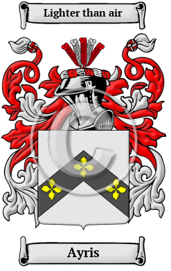 Ayris Family Crest/Coat of Arms