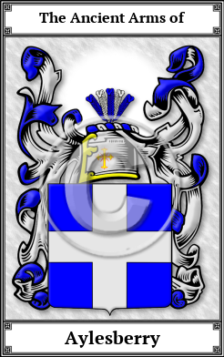 Aylesberry Family Crest Download (JPG)  Book Plated - 150 DPI