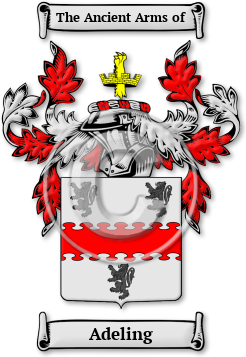 Adeling Family Crest Download (JPG) Legacy Series - 600 DPI