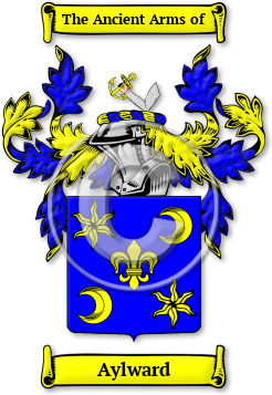 Aylward Family Crest Download (jpg) Legacy Series - 150 DPI