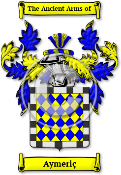 Aymeriç Family Crest Download (jpg) Legacy Series - 150 DPI