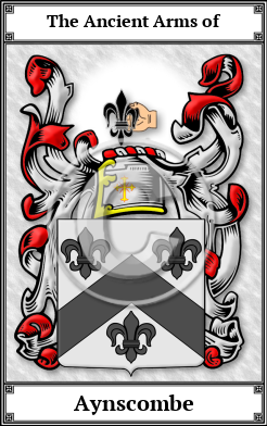 Aynscombe Family Crest Download (JPG)  Book Plated - 150 DPI