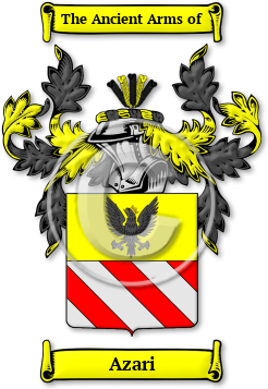 Azari Family Crest Download (JPG) Legacy Series - 600 DPI