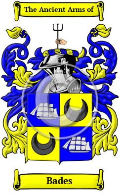 Bades Family Crest Download (JPG) Heritage Series - 600 DPI