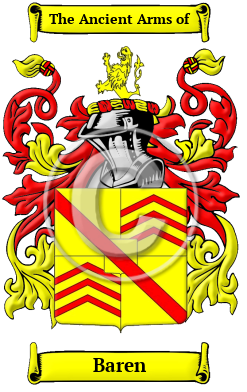 Baren Name Meaning, Family History, Family Crest & Coats of Arms