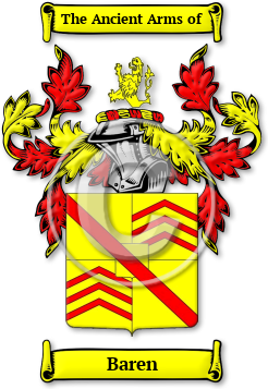 Baren Family Crest Download (jpg) Legacy Series - 150 DPI