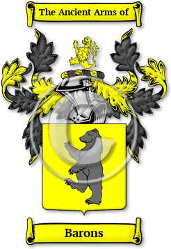 Barons Family Crest Download (JPG) Legacy Series - 600 DPI