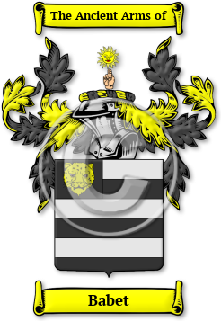 Babet Family Crest Download (jpg) Legacy Series - 150 DPI