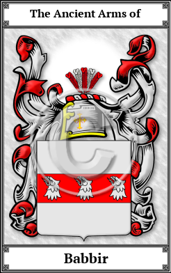 Babbir Family Crest Download (JPG)  Book Plated - 150 DPI