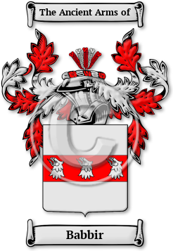 Babbir Family Crest Download (jpg) Legacy Series - 150 DPI