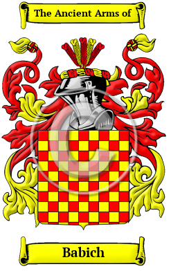 Babich Family Crest/Coat of Arms