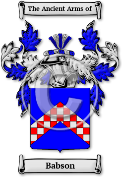 Babson Family Crest Download (JPG) Legacy Series - 600 DPI