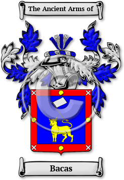 Bacas Family Crest Download (JPG) Legacy Series - 600 DPI