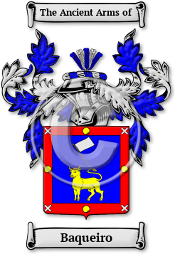Baqueiro Family Crest Download (jpg) Legacy Series - 150 DPI