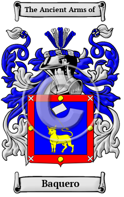 Baquero Family Crest/Coat of Arms