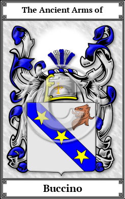 Buccino Family Crest Download (JPG)  Book Plated - 150 DPI