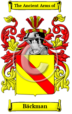 Bäckman Family Crest Download (JPG) Heritage Series - 300 DPI