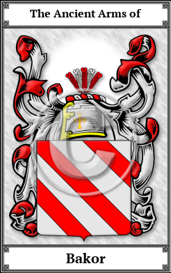 Bakor Family Crest Download (JPG)  Book Plated - 150 DPI