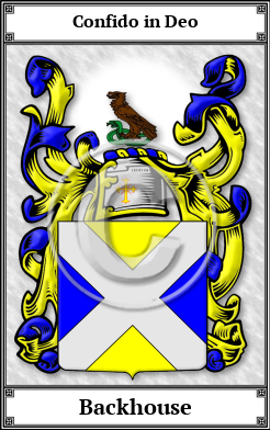 Backhouse Family Crest Download (JPG)  Book Plated - 150 DPI