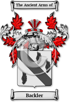 Backler Family Crest Download (JPG) Legacy Series - 600 DPI