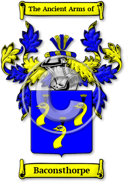 Baconsthorpe Family Crest Download (JPG) Legacy Series - 600 DPI