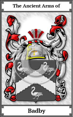 Badby Family Crest Download (JPG)  Book Plated - 150 DPI