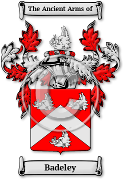 Badeley Family Crest Download (jpg) Legacy Series - 150 DPI