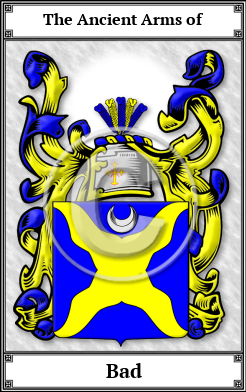 Bad Family Crest Download (JPG) Book Plated - 300 DPI