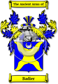 Badier Family Crest Download (jpg) Legacy Series - 150 DPI